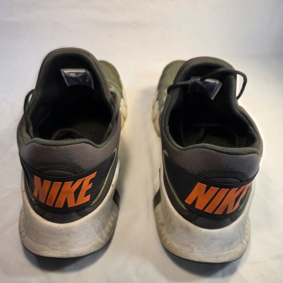 Nike Men\'s Free Metcon 4 Size 14 Cargo Khacki Safety Orange CT3886-301